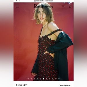 Brand new realisation par Juliet Italia spot dress in M